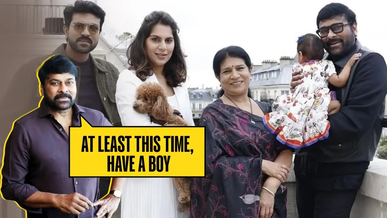 Shameful! Chiranjeevi Wishes For Grandson From Ram Charan To 'Continue Legacy': Scared He Might Have Another Girl Chiranjeevi's sexist remark goes viral