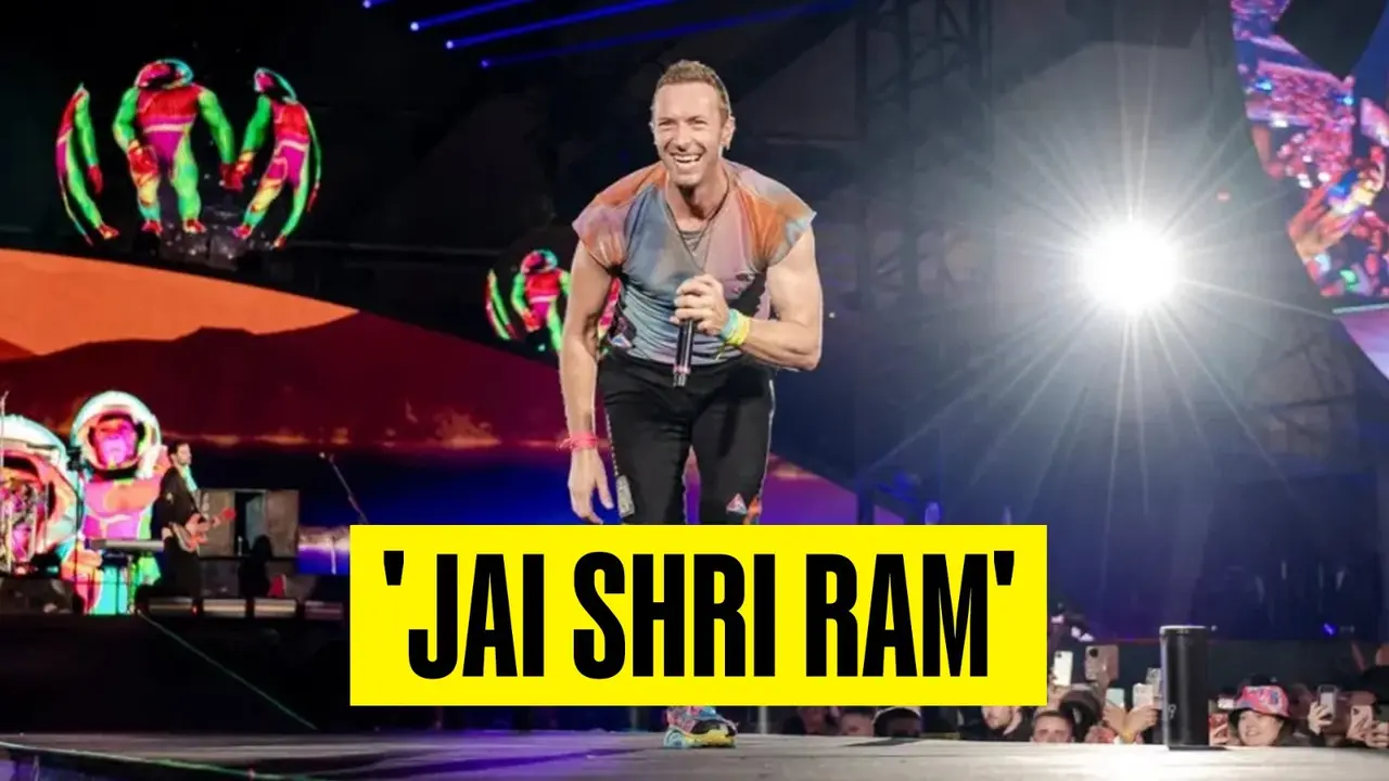 Chris Martin performs in Mumbai