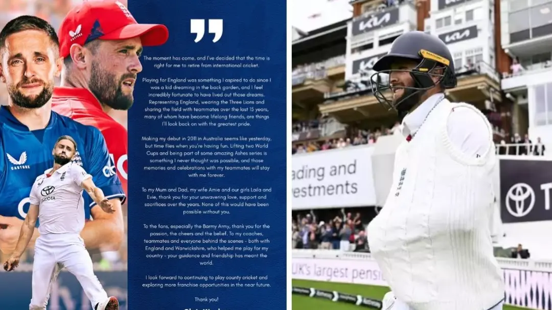 Chris Woakes announces retirement