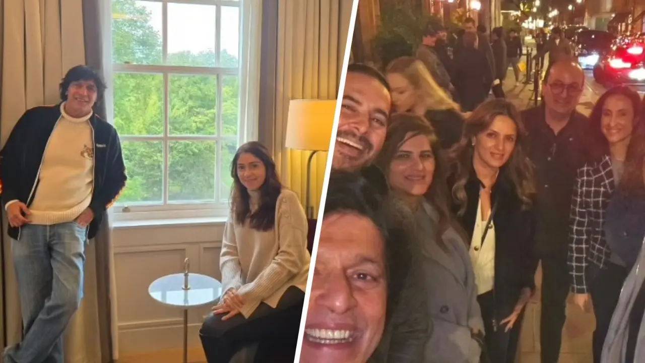 Housefull 5: Chunky Panday Shares Glimpses Of His Time In London With Family, Friends Chunky Panday with family and friends