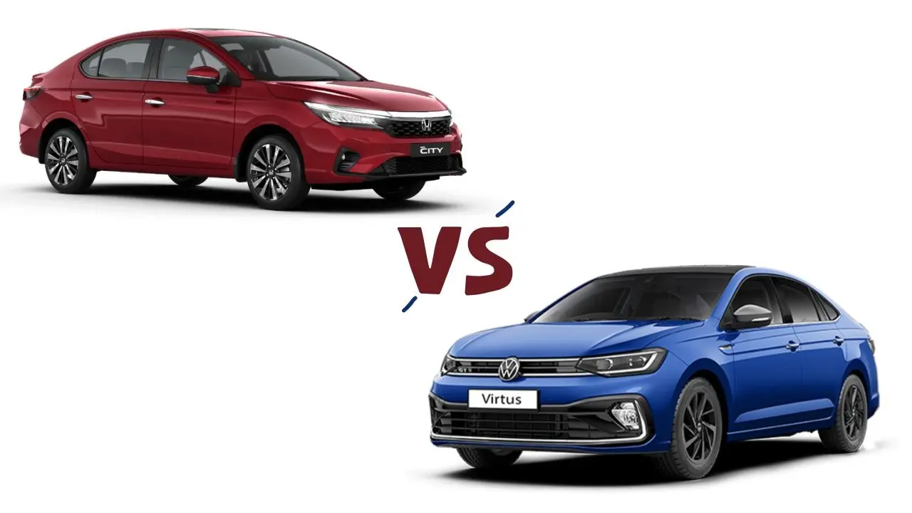 Honda City vs Volkswagen Virtus - Which Petrol Sedan To Choose Under ₹25 Lakh? City vs Virtus