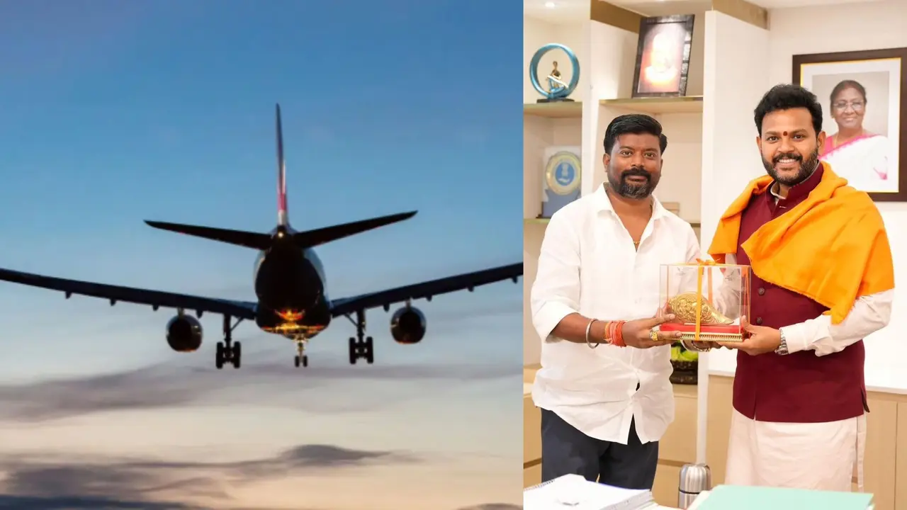 Civil Aviation Minister Meets Shankh Air Chairman