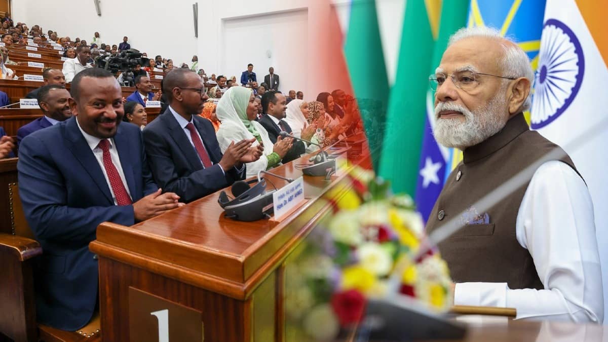'Thank You For Your Trust': 90-Second-Long Applause After PM Modi's Address At Ethiopian Parliament