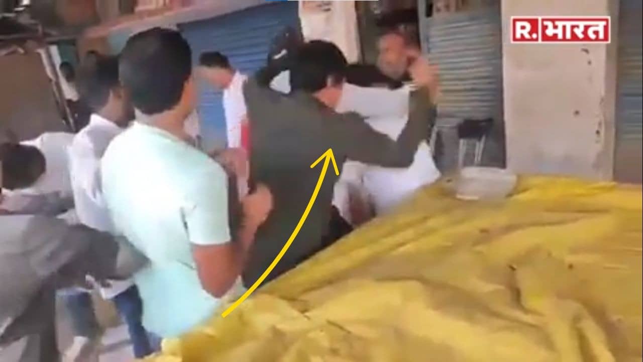 Clash between AIMIM and Congress workers