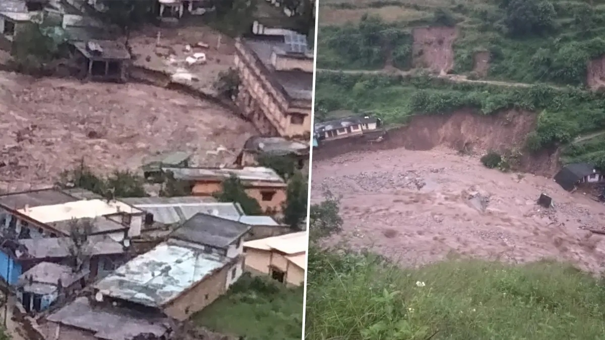Cloudburst in Chamoli Uttarakhand