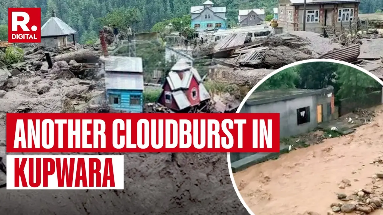 Cloudburst in Kupwara’s Varwan Forest Belt Triggers Flash Floods; Authorities on High Alert Across Jammu & Kashmir Cloudburst in Kupwara’s Varwan Forest Belt Triggers Flash Floods; Authorities on High Alert Across Jammu & Kashmir