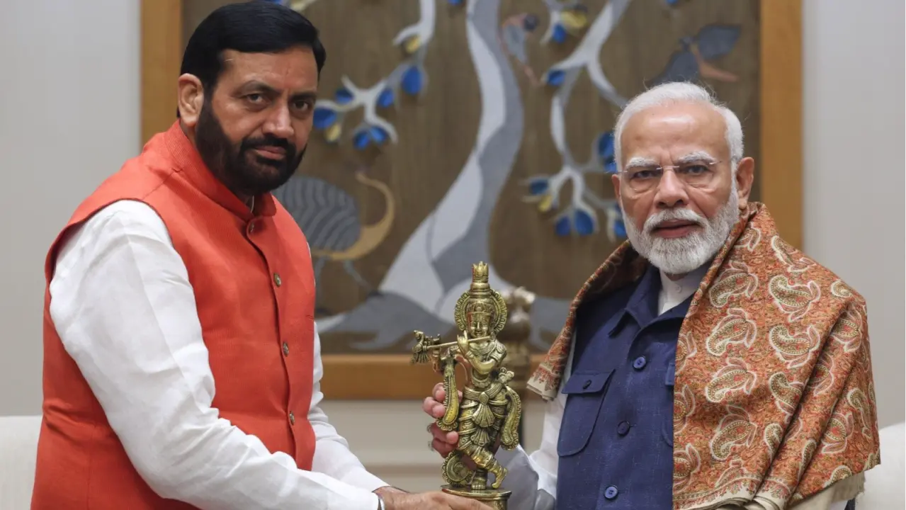 CM Nayab Singh Saini met PM Modi