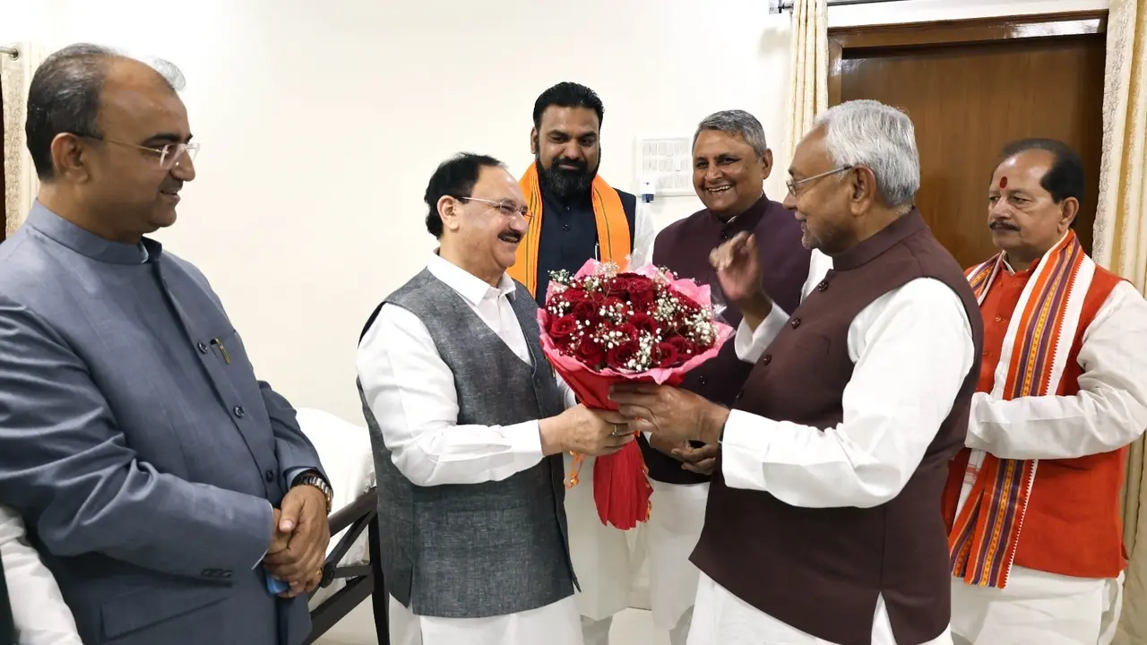 CM Nitish-JP Nadda