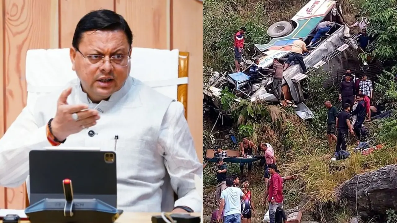 CM Pushkar Singh Dhami on Almora Bus Accident