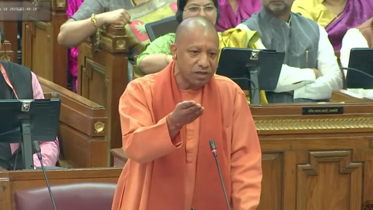 CM Yogi Adityanath in UP Vidhansabha