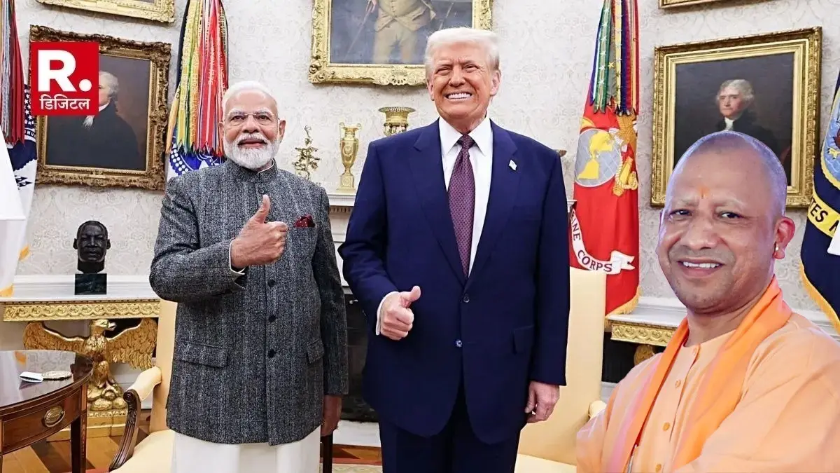 'UP में 2017 से पहले ऐसा कोई शहर नहीं जहां कर्फ्यू न लगा हो...', यूपी फॉर्मा कॉन्क्लेव में बोले CM योगी; जानिए ट्रेड डील पर क्या कहा CM Yogi Adityanath lauds India-US trade deal