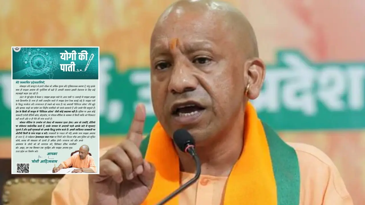 CM Yogi Adityanath letter