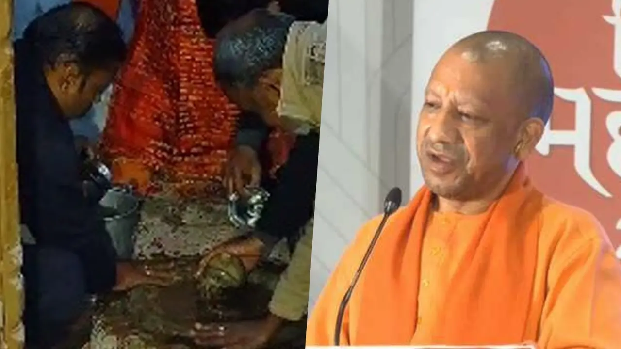 CM Yogi on Sambhal Mandir