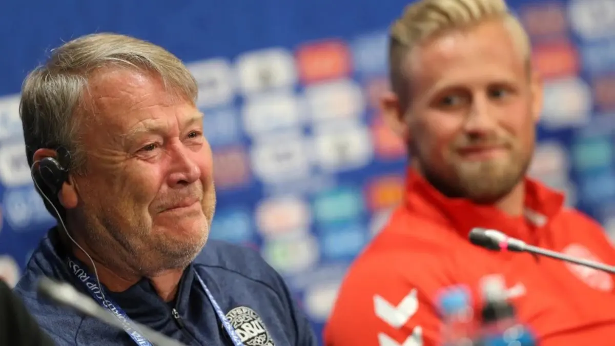 Former World Cup And Champions League Coach Åge Hareide Is Being Treated For Brain Cancer Coach Åge Hareide at Denmark's official press conference