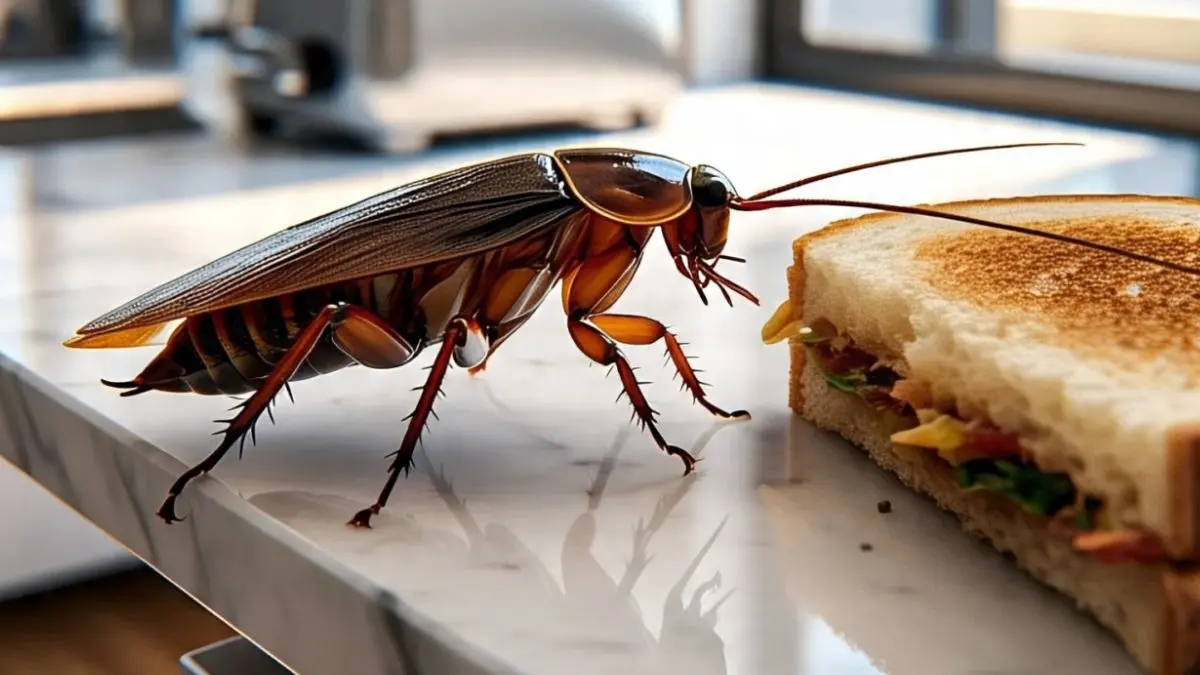 Cockroaches in the kitchen