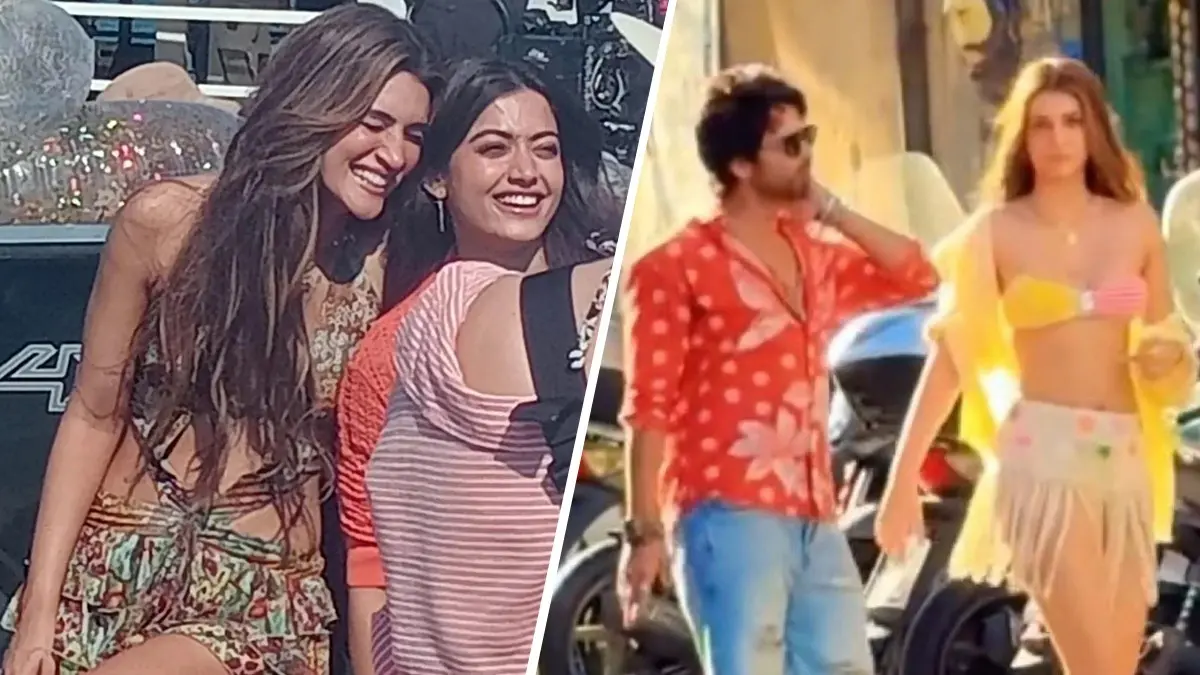 Cocktail 2 Italy Shoot: Another BTS Still Of Kriti Sanon And Rashmika Mandanna Leaks Online, Fans Swirl Wild Plot Theories Cocktail 2 Italy shoot