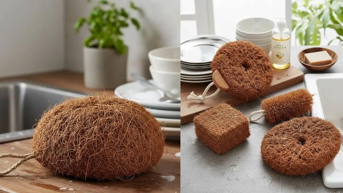 Coconut Kitchen Scrubber: क्या आप नारियल के छिलके फेंक देते हैं? इससे बनाएं बाजार जैसा स्क्रब; जानें बनाने का तरीका Coconut Kitchen Scrubber