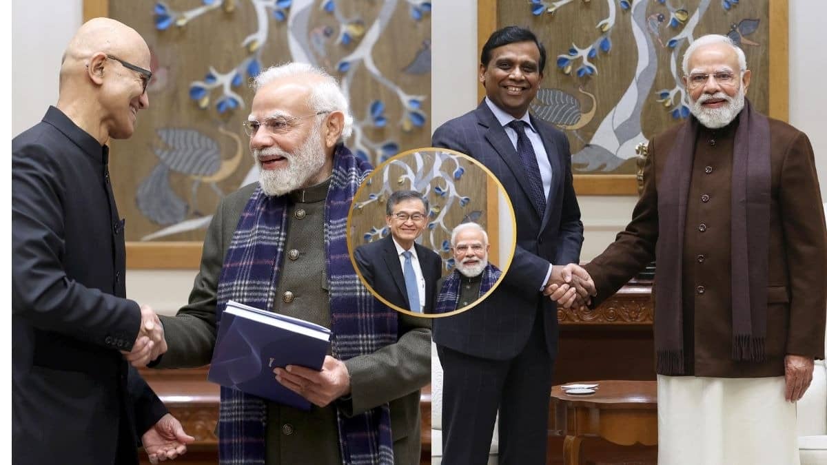 Cognizant, Microsoft and Intel CEOs meet PM Modi
