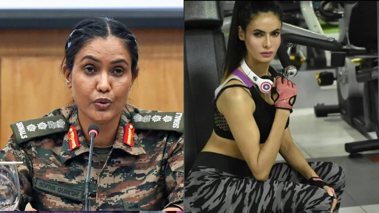 Col Sofiya Qureshi twin sister Shayna Sunsara