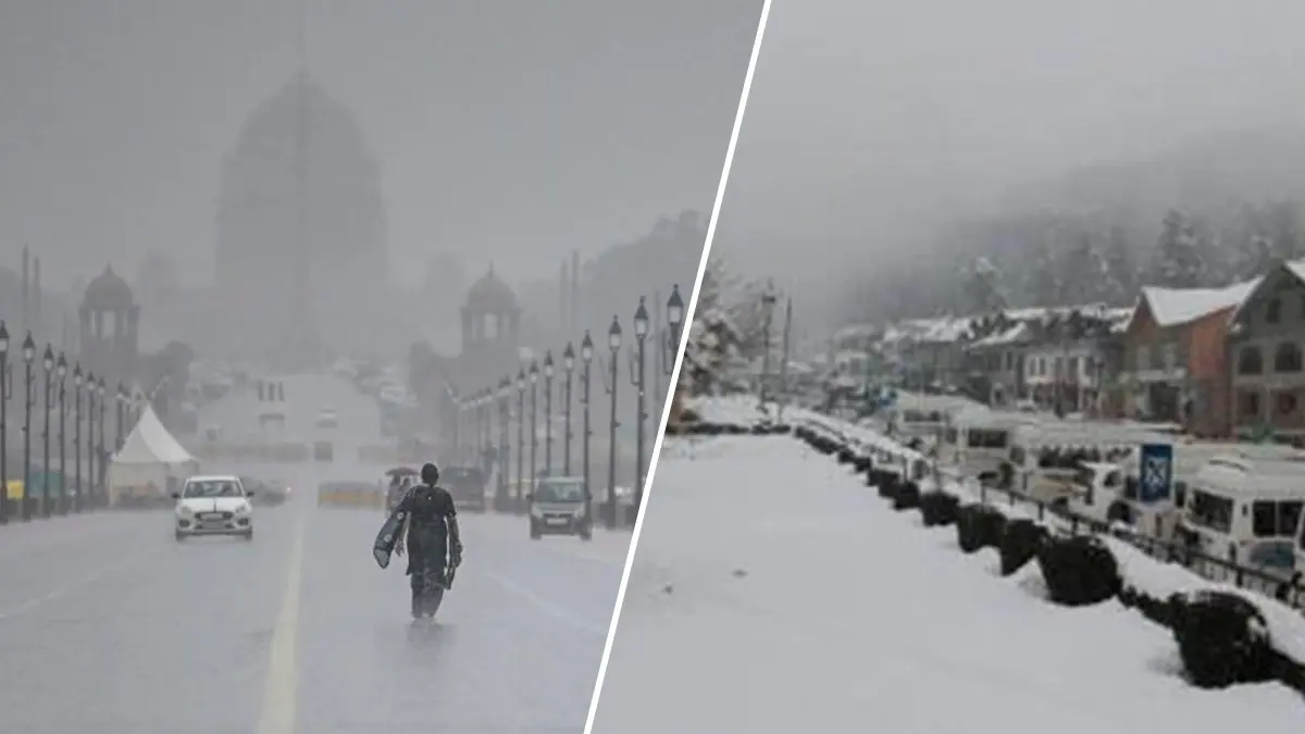 Cold Wave Grips North India: Kashmir Freezes, Delhi & UP Shiver | Mumbai & Jaipur Weather Update