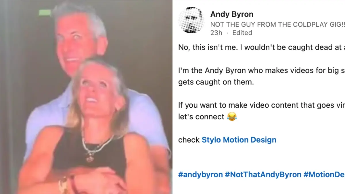 'Not The Guy From The Coldplay GIG': Man Who Shares Same Name As Astronomer CEO Adds To His LinkedIn Bio Coldplay concert, viral clip, Astronomer CEO, Andy Byron