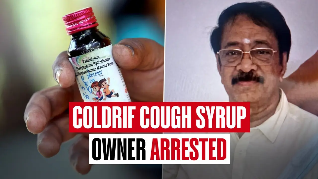 Coldrif Cough Syrup Tragedy: Sresan Pharmaceuticals Owner Arrested in Chennai