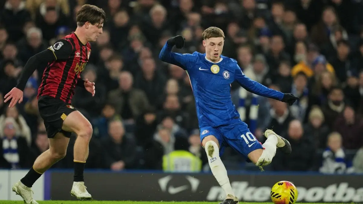 Cole Palmer against Bournemouth