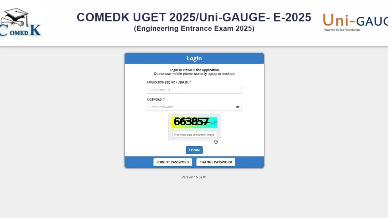 COMEDK UGET 2025