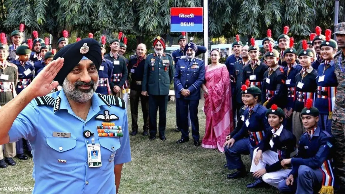 'Commendable': IAF Chief AP Singh Lauds 'Patriotism, Unity, Leadership' of NCC Cadets For Role in Op Sindoor