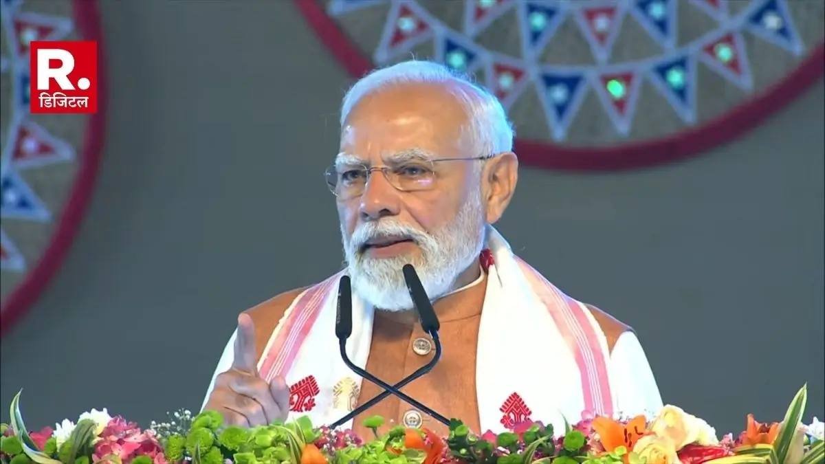 Congress conspired to make Assam a part of East Pakistan PM Modi's scathing attack in Guwahati