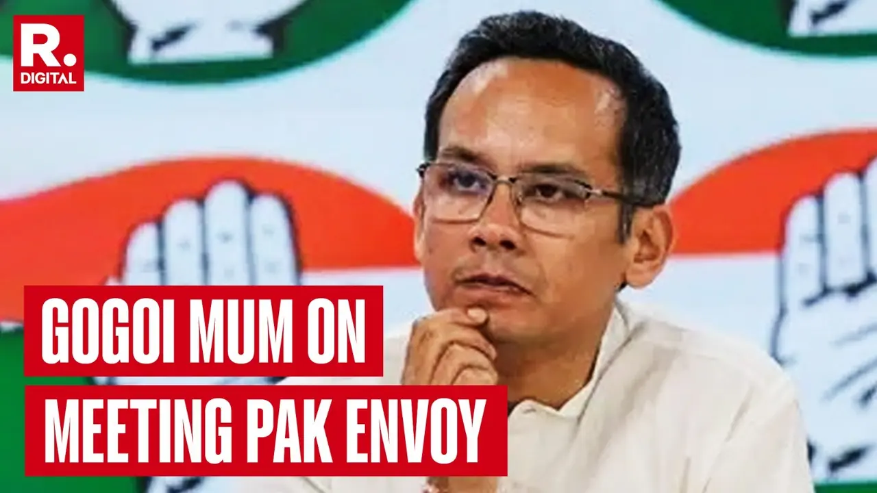Congress' Gaurav Gogoi Brushes Off BJP’s ISI Allegations,Mum on Meeting Pakistan Envoy Congress' Gaurav Gogoi Brushes Off BJP’s ISI Allegations,Mum on Meeting Pakistan Envoy