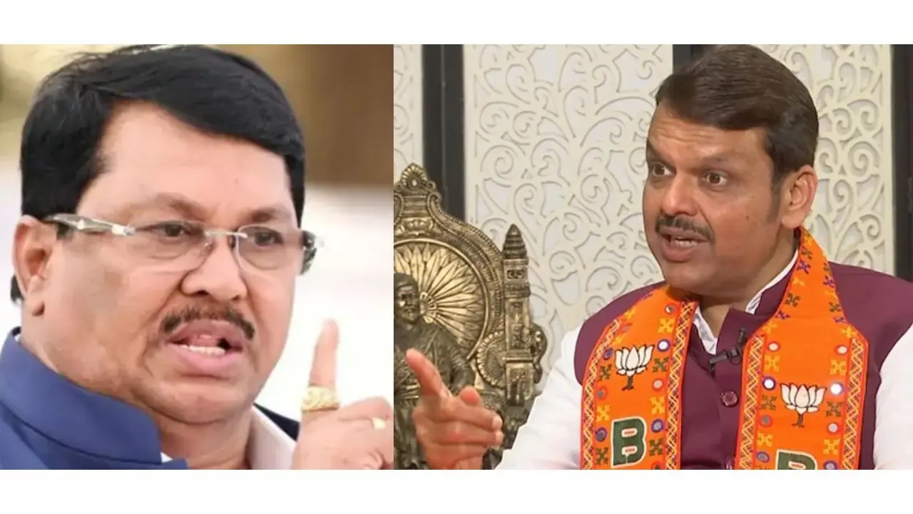 Congress leader Vijay Wadettiwar/ CM Devendra Fadnavis