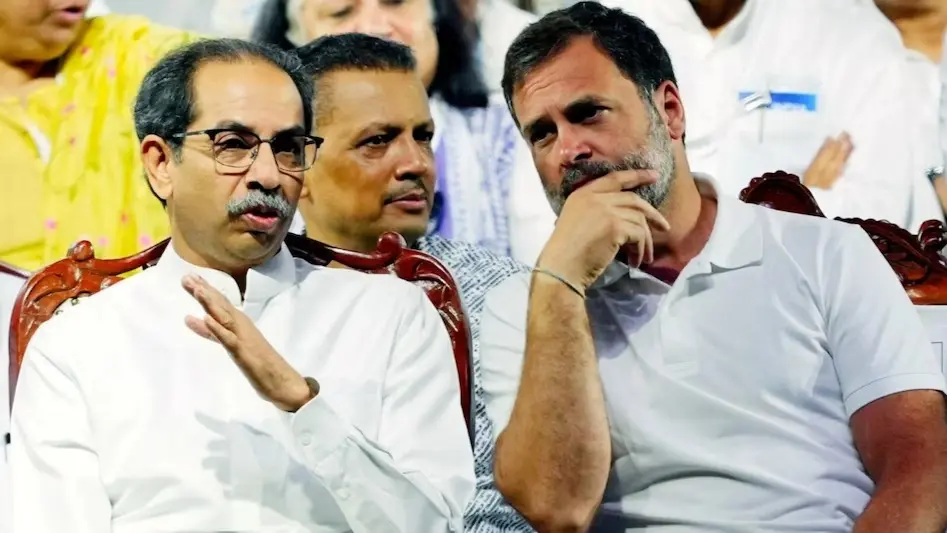 Uddhav Thackeray and Rahul Gandhi