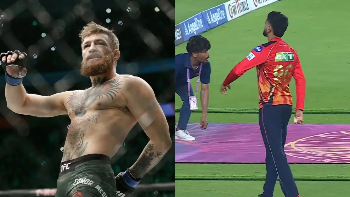 Conor McGregor and Shreyas Iyer