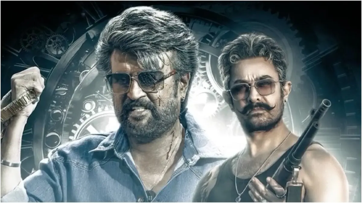 Coolie stars Rajinikanth and Aamir Khan 