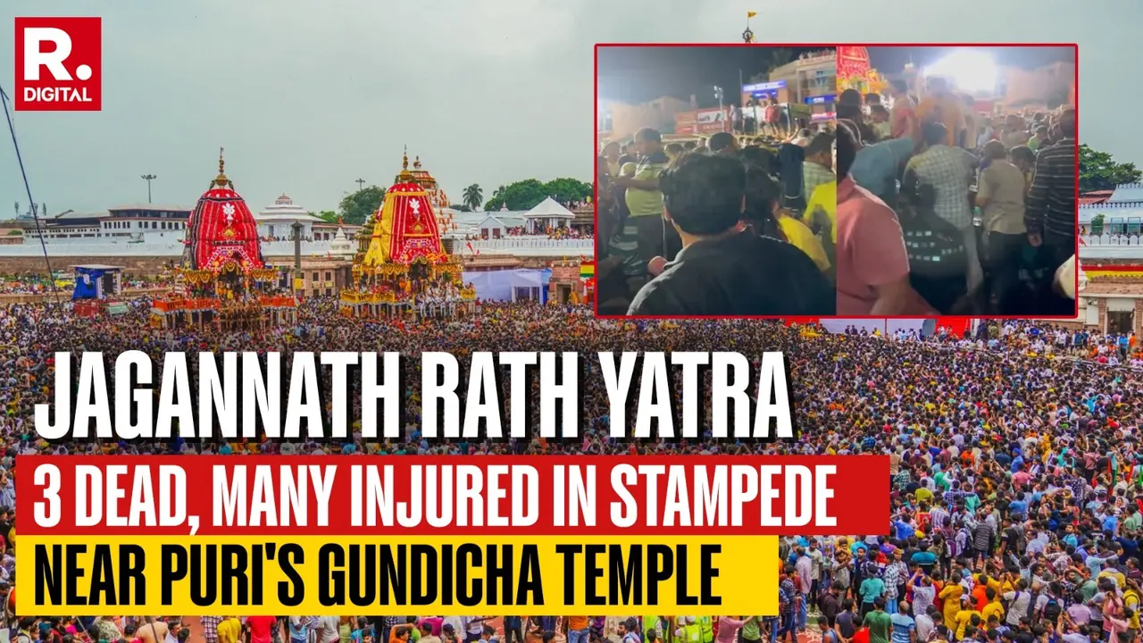 Cops Suspended After Stampede at Puri Rath Yatra Kills Three, Injures 50