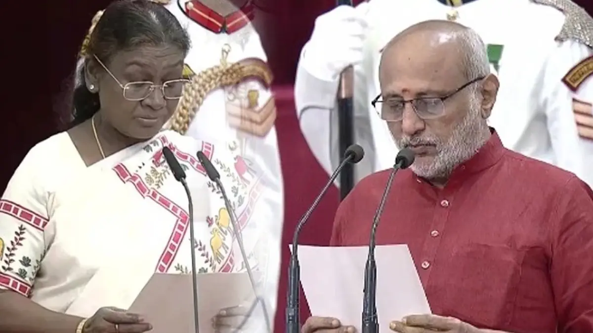 CP Radhakrishnan became the 15th Vice President of the country