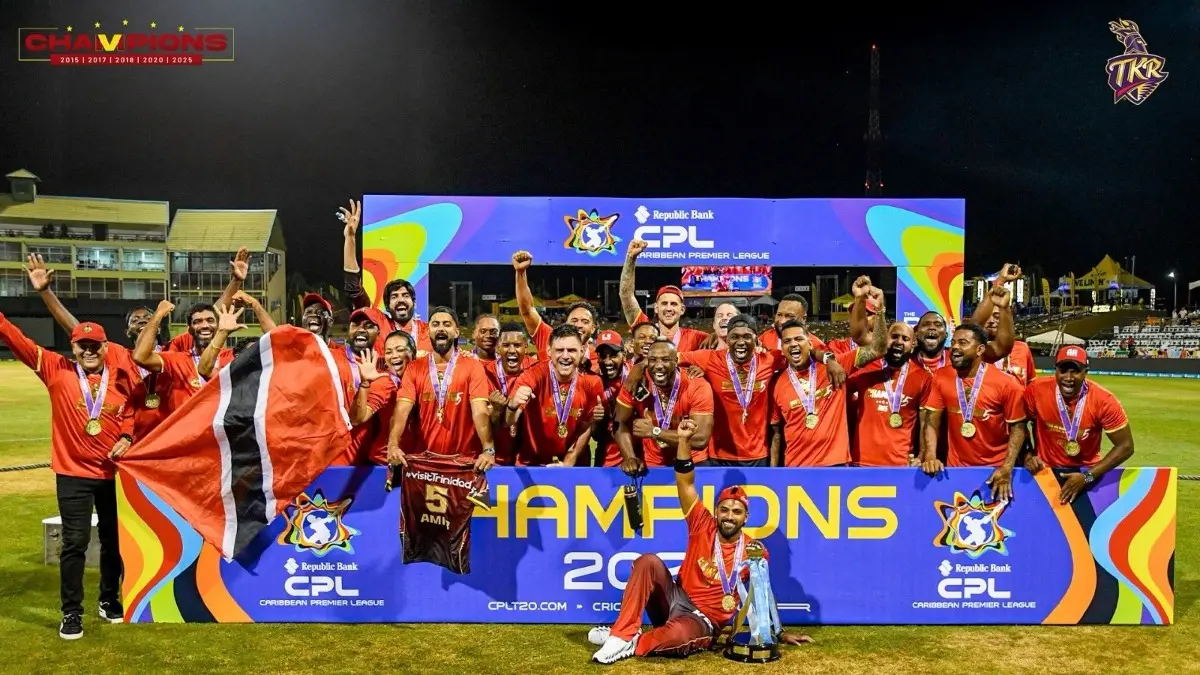 Kieron Pollard Bags Player of Series as Trinbago Knight Riders Clinch CPL Title For Record Fifth Time CPL 2025, Trinbago Knight Riders