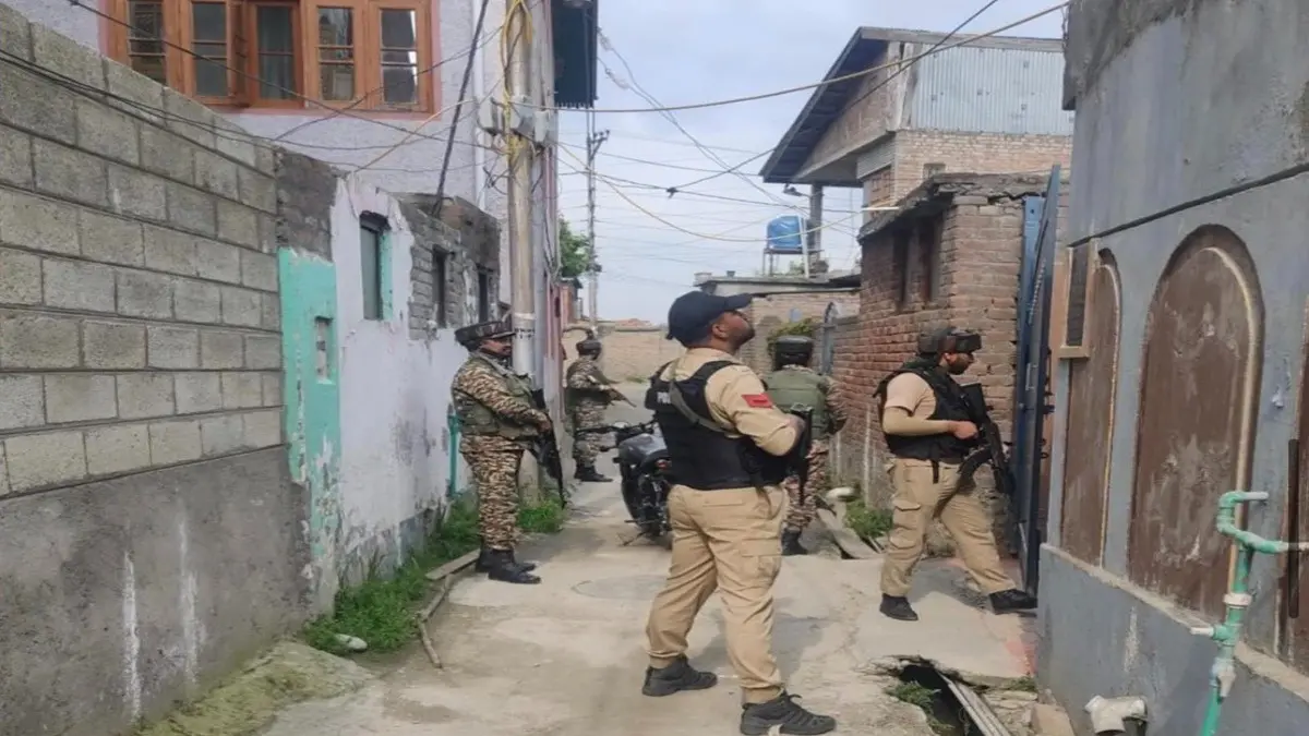Crackdown On Terror: J&K Police Conduct Raids At 64 Locations, Houses Of Terrorist Associates Demolished