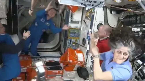 Crew 10 Arrive At ISS To Bring Stuck Astronauts Home