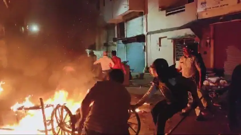 Cricket Victory Rally Turns Violent In Indore's Mhow: Heavy Force Deployed After Stone-Pelting, Arson Cricket Victory Rally Turns Violent In Indore's Mhow: Heavy Force Deployed After Stone-Pelting, Arson
