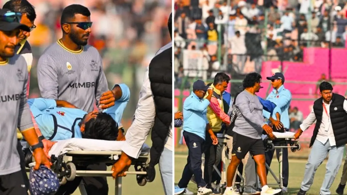 cricketer angkrish raghuvanshi injured during vijay hazare trophy