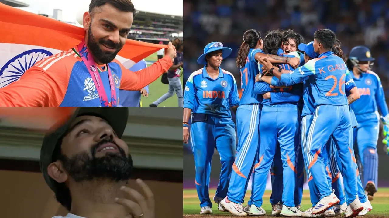 Cricketers on Women's World Cup Team India Victory