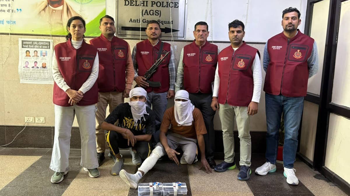 Crime Branch Nabs 2 Members Of Vinod Sanyasi Gang After Encounter In Delhi's Dwarka