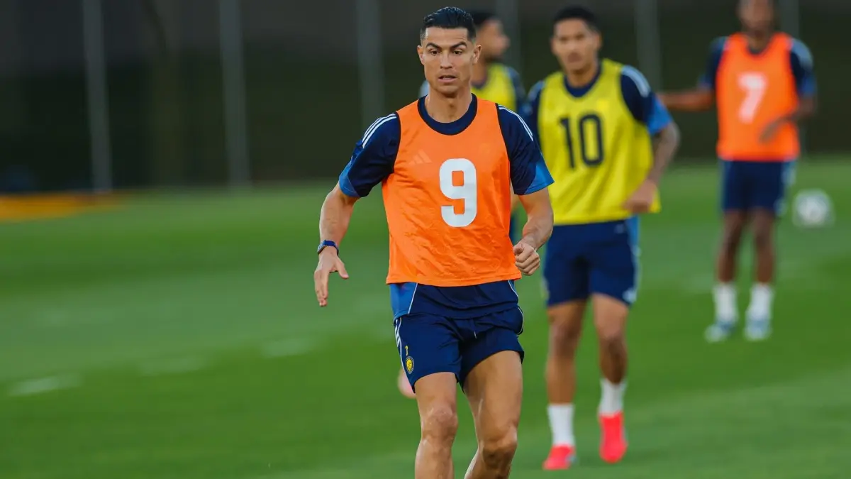 Al Nassr vs Arkadag Live Streaming: When And Where To Watch AFC Champions League Two In India? Cristiano Ronaldo at a practice session