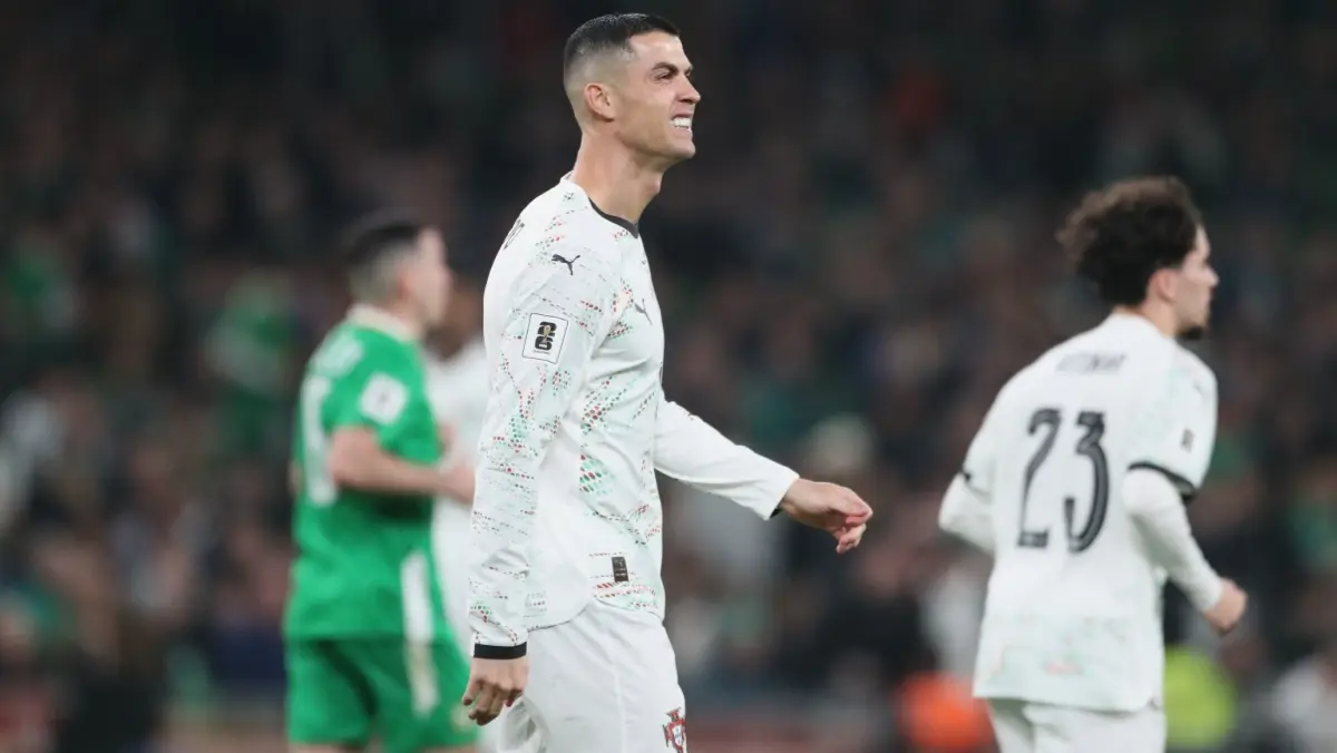 Cristiano Ronaldo Set To Create New FIFA World Cup Record As Portugal Demolish Armenia In WC Qualifiers Cristiano Ronaldo during the Portugal vs Ireland game