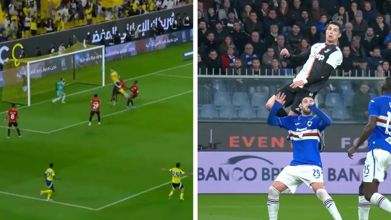 Cristiano Ronaldo Makes Insane, Superhuman Leap to Score; Reminds Fans of Epic Juventus Goal | WATCH Cristiano Ronaldo's epic goal