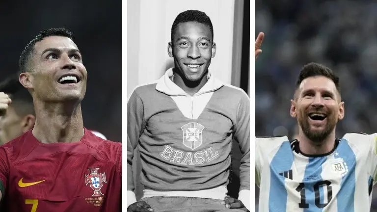 Cristiano Ronaldo vs Lionel Messi vs Pele: Who Has Scored the Most Goals in Football History? Cristiano Ronaldo vs Lionel Messi vs Pele