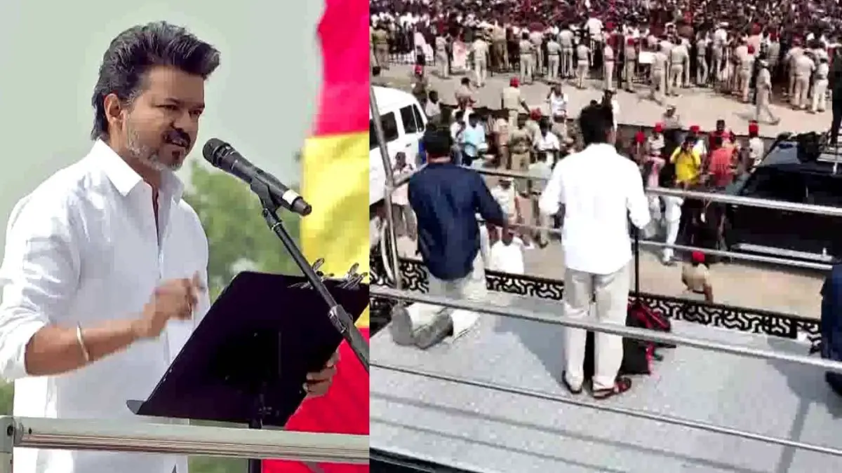 Crowd Surges at Vijay's First Post-Stampede Meet as Youth Enter with Single QR Code; SP Urges Early Speech