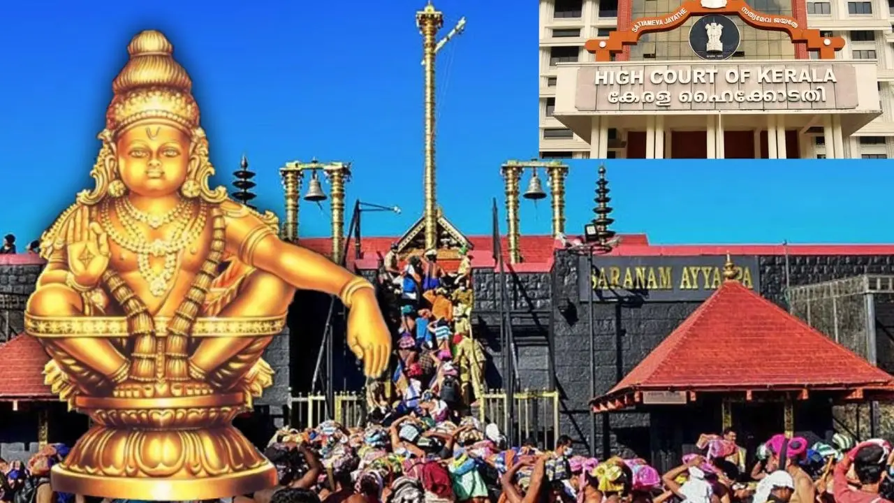 Crowds at Sabarimala temple